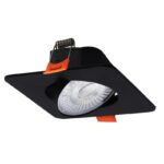 Kwadratowe ruchome oczko sufitowe Plus LED - regulowana moc i barwa