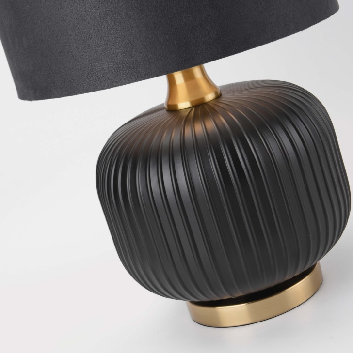 Lampka nocna Tamiza 48 - czarna