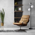 Nowoczesna lampa stojąca Dorado - do biura i gabinetu