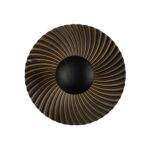 Okrągły kinkiet Sola 25 - czarny