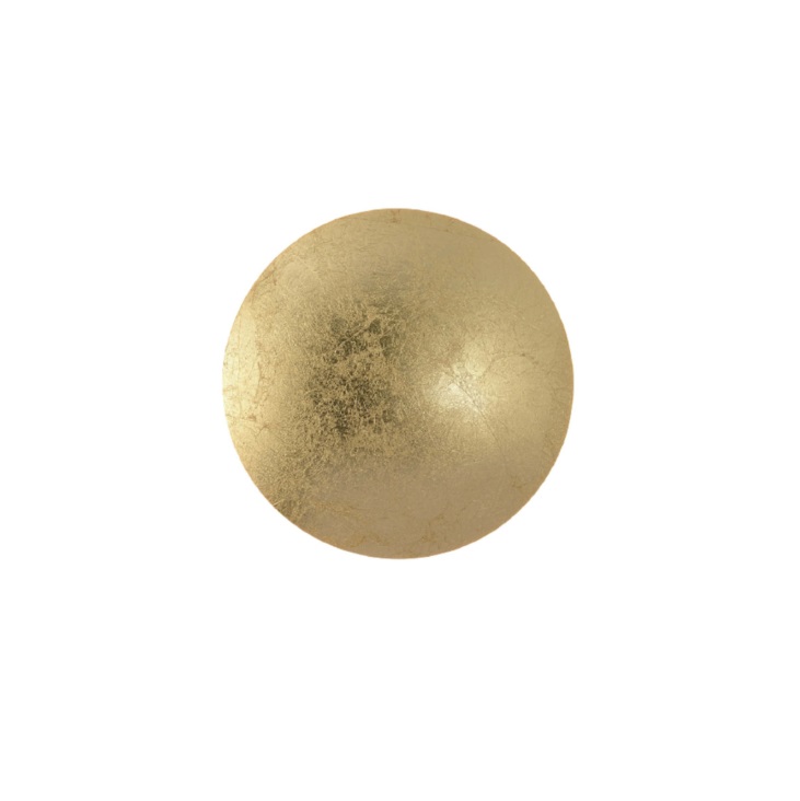 Płaski kinkiet dekoracyjny Platillo 21 LED - złote kółko