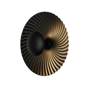 Płaski kinkiet ozdobny Sola 25 - czarny