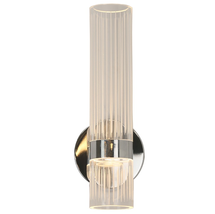 Srebrny kinkiet Ambiente LED CCT - klasyczny