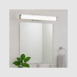 Srebrny kinkiet nad lustro Vena 60 LED CCT IP44 - 12W