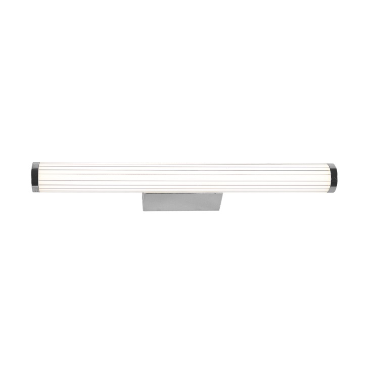 Srebrny kinkiet nad lustro Vena 60 LED CCT IP44