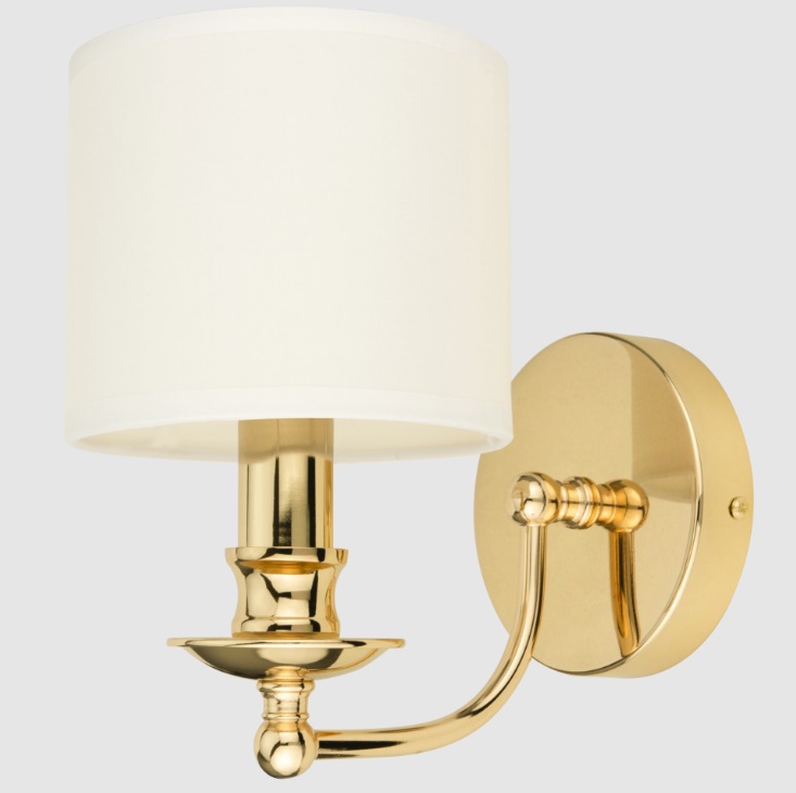 Złoty kinkiet Abu Dhabi - w stylu New York