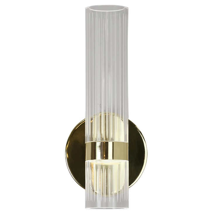 Złoty kinkiet Ambiente LED CCT - tuba