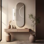 Złoty kinkiet Vena 45 LED CCT - do lustra w łazience z IP44