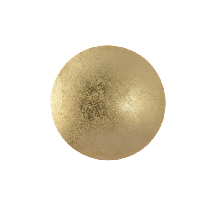 Złoty płaski kinkiet Platillo 26 LED CCT - ring