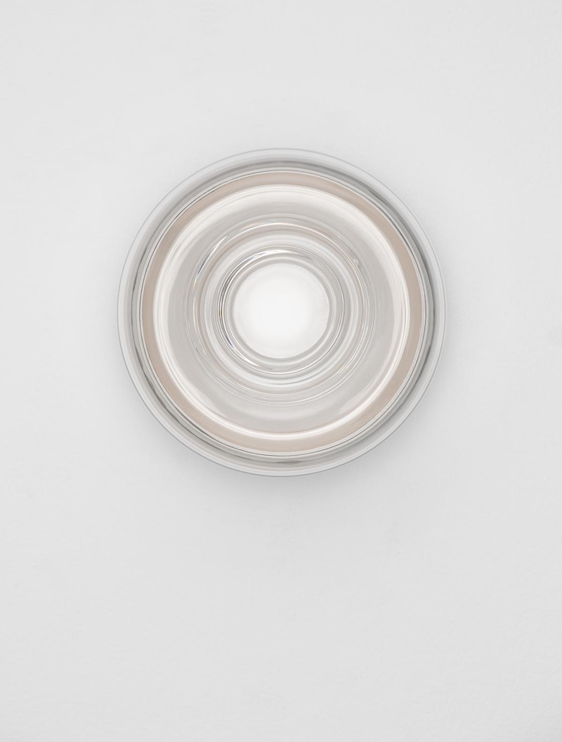 kinkiet z owalnym kloszem transparentnym - tomo