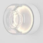 Kinkiet landrynka Tomo - lampa sufitowa / ścienna, transparentny klosz - 1