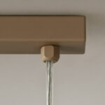 Beżowa lampa wisząca Ardi nad wyspę - szklane kule