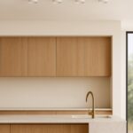 Biały spot natynkowy Horn - do oświetlenia blatu