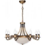 Elegancki żyrandol Arkadia 10 do salonu - 10-punktowy
