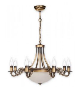 Elegancki żyrandol Arkadia 10 do salonu - 10-punktowy