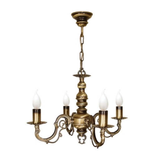 Klasyczny żyrandol świecznikowy Antares 4 - dekoracyjny