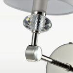 Elegancki kryształowy kinkiet Doha - glamour