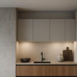 Lampa sufitowa Cruz na listwie do kuchni - do nowoczesnych wnętrz