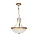 Lampa wisząca Arkadia 2 nad stół do jadalni – szklany klosz