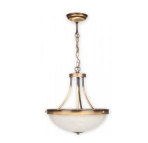 Lampa wisząca Arkadia 2 nad stół do jadalni – szklany klosz