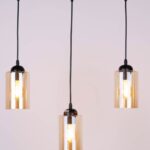 Lampa wisząca Bistro 3 nad wyspę kuchenną – nowoczesna