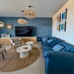 Lampa wisząca Raya do salonu - naturalny rattan