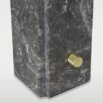 Lampa stołowa z włącznikiem Orleans - Pokrętło w kolorze mosiądzu