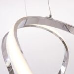 Lampa wisząca Tokyo w kolorze chromu - do salonu