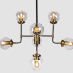 Nowoczesna lampa wisząca Boston - Cosmolight - szklane klosze