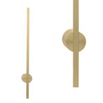 Nowoczesny kinkiet Troy 60 LED do salonu - złota listwa