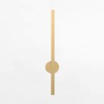 Nowoczesny kinkiet ścienny Troy 40 LED 4000K - złoty