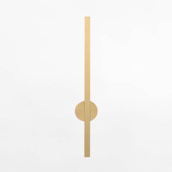 Nowoczesny kinkiet ścienny Troy 40 LED 4000K - złoty