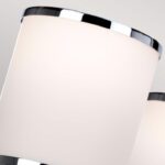 Nowoczesny żyrandol Prospect Park - szklany klosz