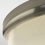 Klasyczny okrągly plafon Dresden – szklany