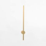 Złoty kinkiet Troy 60 LED do salonu - metalowy