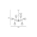 Loftowa lampa wisząca Boston