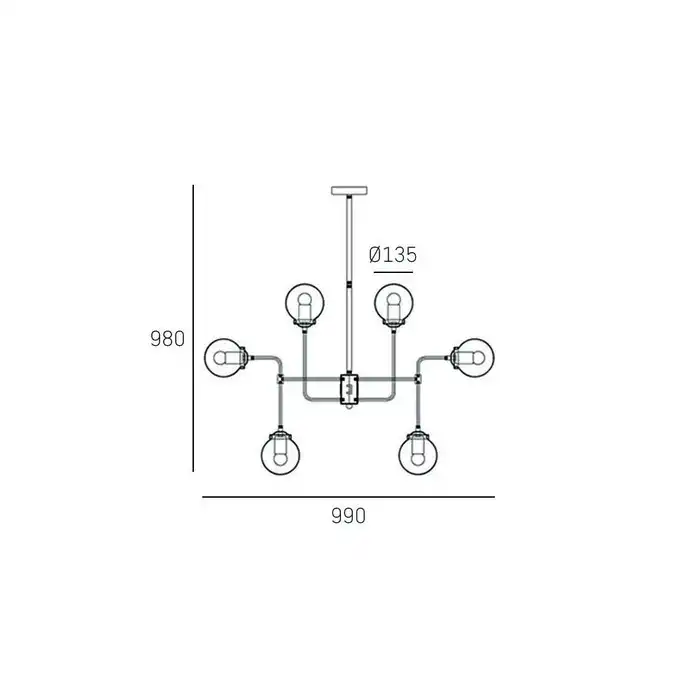 Loftowa lampa wisząca Boston