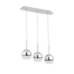 3-punktowa lampa wisząca klasyczna Colours 3 - kulki ze szkła