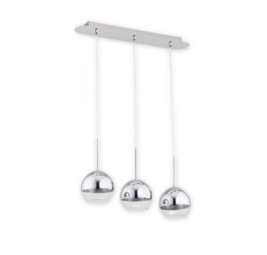 3-punktowa lampa wisząca klasyczna Colours 3 - kulki ze szkła