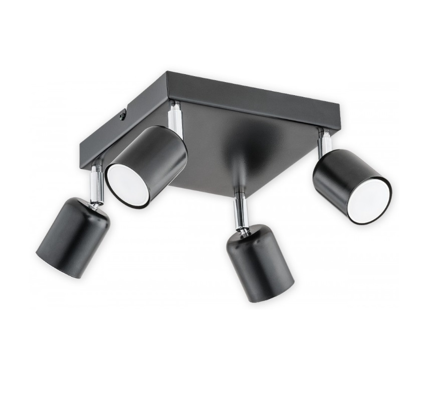 4-punktowy plafon oświetleniowy Denis 4 - regulowane klosze