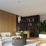 Beżowa lampa sufitowa Karbon 3L - do salonu