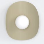 Beżowy kinkiet Fiero - nowoczesny