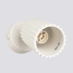 Beżowy kinkiet Karbon na ścianę z włącznikiem - do czytania