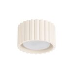 Beżowy minimalistyczny spot sufitowy Aura - aluminiowy