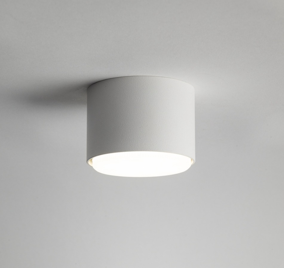 Biała tuba sufitowa natynkowa Tubo S - punktowa