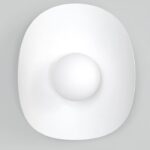 Biały kinkiet Fiero - ozdobny