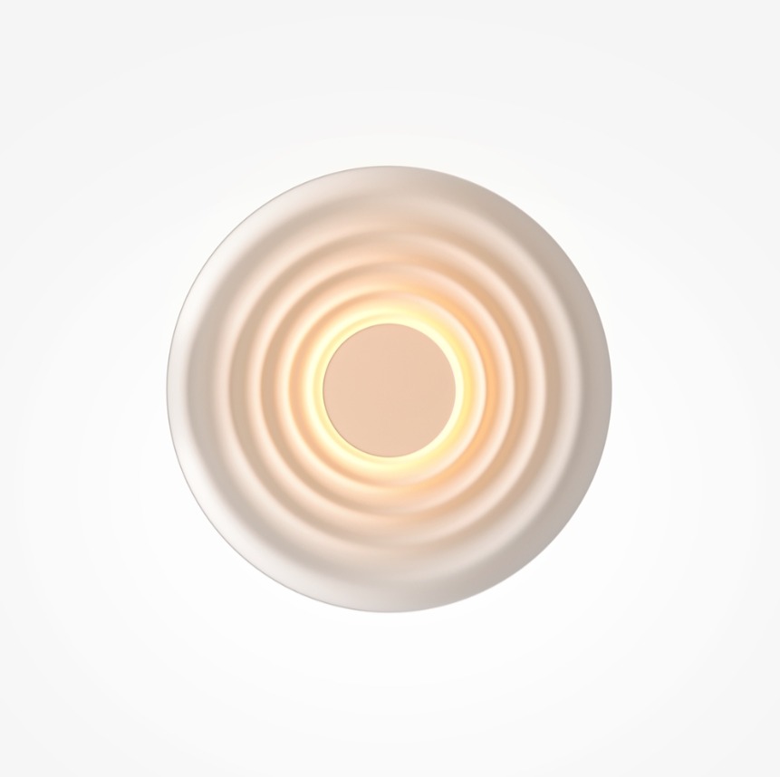 Biały okrągły kinkiet Nami LED 2700K - Maytoni