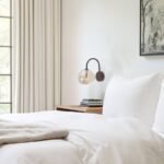 Brązowy kinkiet Lava Brown - nad szafkę nocną