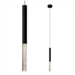 Czarna lampa wisząca One LED 3000K - do nowoczesnych wnętrz