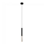 Czarna lampa wisząca One LED 3000K - tuba